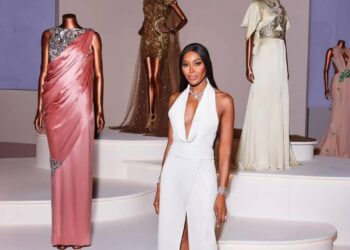 NAOMI In Fashion: Fashion Icon Naomi Campbell Becomes The First Supermodel With Own Solo Fashion Exhibition At The Victoria And Albert Museum In London.