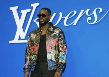 African Music Stars Wizkid, Burna Boy, Adekunle Gold, Tems, Rhema & Mr. Eazy Show Up in Style for Pharrell Williams’ Louis Vuitton Show in Paris
